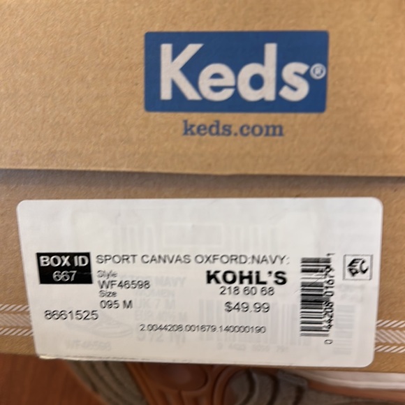 Women’s Keds navy canvas sneakers size 9.5 - Picture 8 of 12